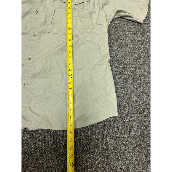 Columbia PFG Men’s Tan Collar Shirt Size 2XL See Details - Picture 8 of 8